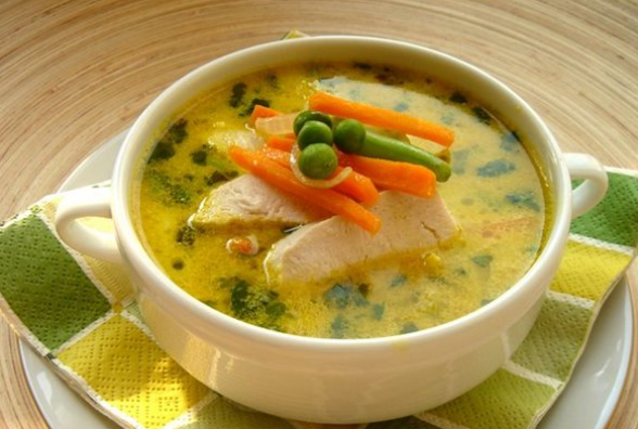 Капустно-куриный суп - низкоуглеводный рецепт - изображение