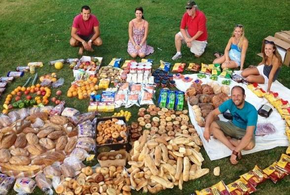 Еда из мусорки - вот это да! ФОТО - изображение