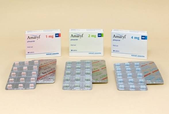 Амарил (глимепирид): применение при диабете, инструкция, механизм действия, хранение - изображение