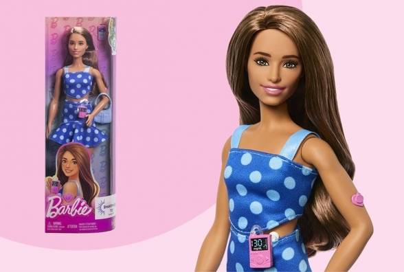 Лялька, яка надихає: Barbie® представили першу в історії Барбі з діабетом 1-го типу