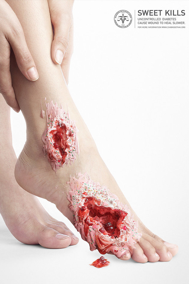 Ужасающие последствия диабета глазами таиландского дизайнера - 4 изображение