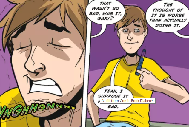 Забавный комикс, обучающий правильному отношению к диабету - новый подход в лечении! - 2 изображение