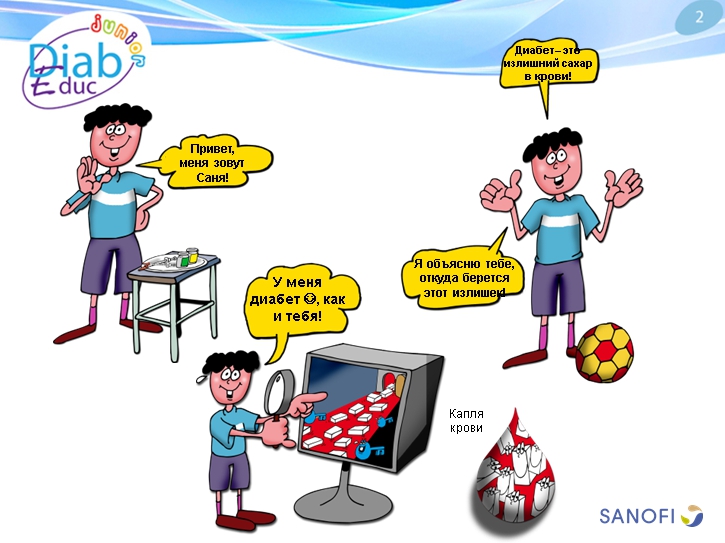 Что такое диабет 1 типа: обучающая презентация для детей от Junior DiabEduc - 2 изображение
