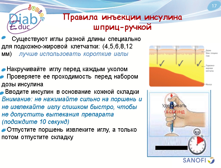 Инсулин и способы его введения: обучающая презентация для детей от Junior DiabEduc - 21 изображение