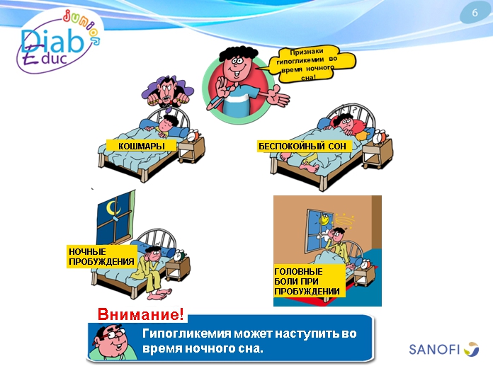 Гипогликемия: обучающая презентация для детей от Junior DiabEduc - 4 изображение