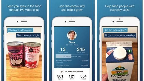 Приложение Be My Eyes: Стань глазами незрячего человека! - 3 фото Приложение Be My Eyes: Стань глазами незрячего человека! - 3 изображение