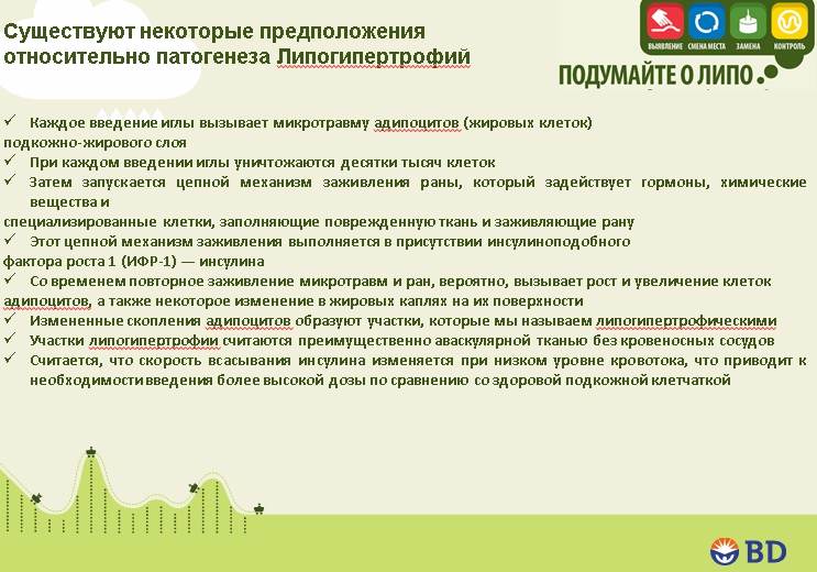 Липогипертрофия при диабете: инфографика, данные исследований. ПРЕЗЕНТАЦИЯ - 3 изображение