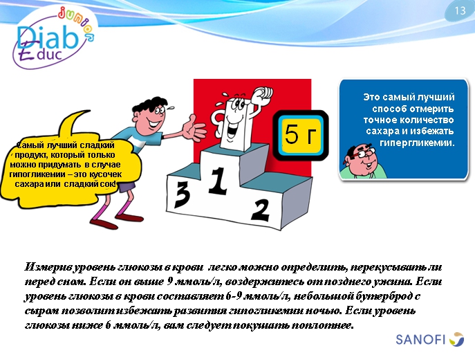 Гипогликемия: обучающая презентация для детей от Junior DiabEduc - 9 изображение