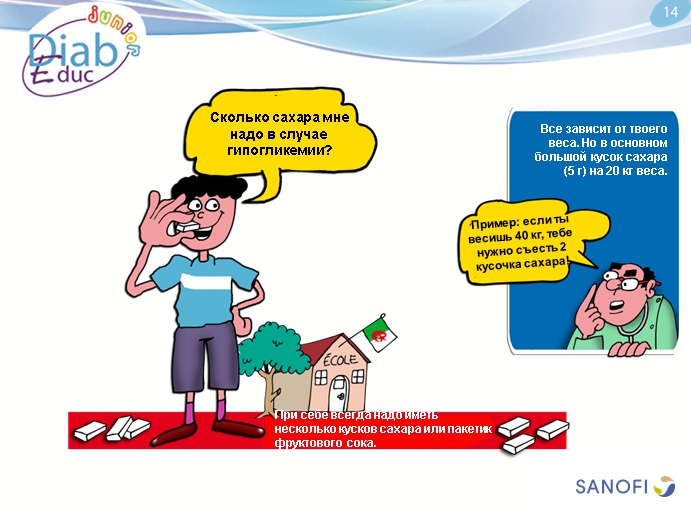 Гипогликемия: обучающая презентация для детей от Junior DiabEduc - 10 изображение