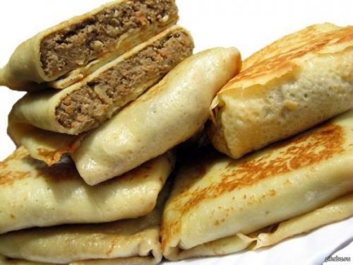 Блинчики с начинкой на 2 ХЕ - 4 изображение